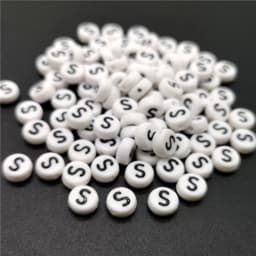 4x7mm Letter A-Z Oblate Alphabet Beads Acrylic  For Jewelry Making DIY Bracelet Necklace Accessories #RoLi