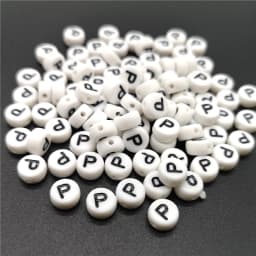4x7mm Letter A-Z Oblate Alphabet Beads Acrylic  For Jewelry Making DIY Bracelet Necklace Accessories #RoLi
