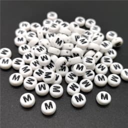 4x7mm Letter A-Z Oblate Alphabet Beads Acrylic  For Jewelry Making DIY Bracelet Necklace Accessories #RoLi