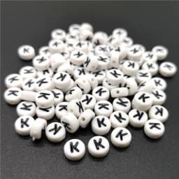 4x7mm Letter A-Z Oblate Alphabet Beads Acrylic  For Jewelry Making DIY Bracelet Necklace Accessories #RoLi