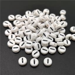4x7mm Letter A-Z Oblate Alphabet Beads Acrylic  For Jewelry Making DIY Bracelet Necklace Accessories #RoLi
