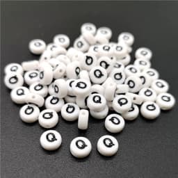4x7mm Letter A-Z Oblate Alphabet Beads Acrylic  For Jewelry Making DIY Bracelet Necklace Accessories #RoLi