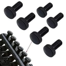 6 Pcs Electric Guitar Tremolo Bridge Fine Tuning Screws For Floyd Rose 5mm Guitar Locking Nut Mounting Screws Bolts Accessories