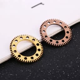 10 Pieces/Lot 25mm DIY Steampunk Style Jewelry Accessories Retro Metal Parts Mechanical Gear Necklace Charms For Jewelry Making