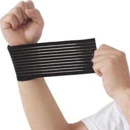 1PCS Elastic Bandage Hand Sport Wristband Gym Support Protector Wrist Brace Tennis Cotton Weat Fitness Wrist Sport Safety Parts