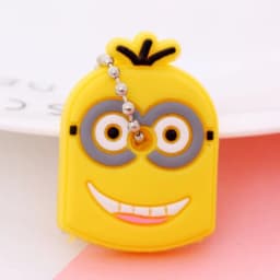 Cute Small Key Chain Pendant Key Cartoon Key Case Lovely Silicone Protective Cute Cover For Key Control Dust Cover Holder Decor