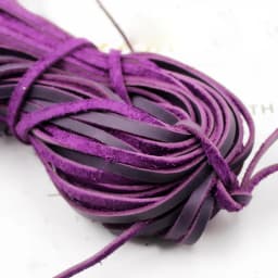 2Meters Black/Brown/Coffee/Colorful 3/4/5mm Flat Genuine Leather Jewelry Cord String Lace Rope DIY Necklace Bracelet Finding