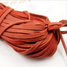2Meters Black/Brown/Coffee/Colorful 3/4/5mm Flat Genuine Leather Jewelry Cord String Lace Rope DIY Necklace Bracelet Finding