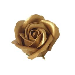 24/50Pcs Gold Silver Artificial Rose Flower Heads Soap Fake Roses DIY Craft Bouquet Wedding Valentine Home Party Decoracion