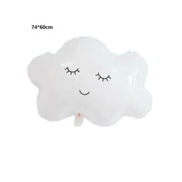 1 Piece Of Big Rainbow Smile White Cloud Donut Lce Cream Aluminum Mold Helium Balloon Children's Birthday Party Toy Decoration