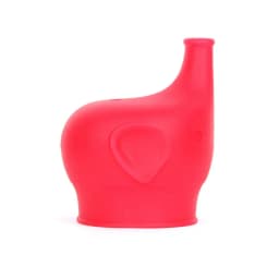 Elephant-Shaped Silicone Cup Lids For Children Kids Drink Bottle Stretchable Proof Leak Silicone Straw Cup Covers Bottle Cover