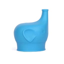 Elephant-Shaped Silicone Cup Lids For Children Kids Drink Bottle Stretchable Proof Leak Silicone Straw Cup Covers Bottle Cover