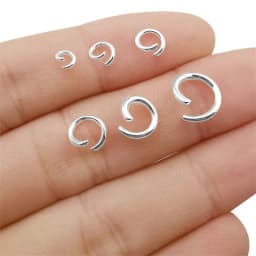 200pcs 4 5 6 7 8 9 10mm Open Jump Rings Split Rings Connectors For Diy Jewelry Finding Making Accessories Wholesale Supplies