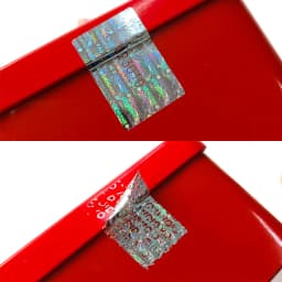 2x3cm Silver High Security Holographic Stickers Authentic Warranty Void Seal Hologram Label with Unique Number Adhesive Label