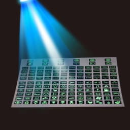 120 Sticker Rocker Switch Label Decal Circuit Panel Glow Luminous Sticker for Car Marine Boat Switches Relays Decoration Labels