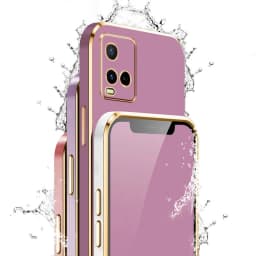 For vivo Y33s Case vivo Y21 Y21s Cover Shockproof Bumper Color TPU Frame Transparent Vivo V2111 V2109 V2110 Matte Hard PC Case