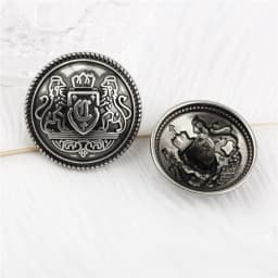 10pcs/lot 15/20/25mm Vintage Metal Clothing Buttons Crown Design British College Style Jacket Buttons Clothes Decorative Buttons