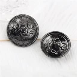 10pcs/lot 15/20/25mm Vintage Metal Clothing Buttons Crown Design British College Style Jacket Buttons Clothes Decorative Buttons