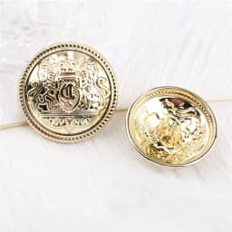 10pcs/lot 15/20/25mm Vintage Metal Clothing Buttons Crown Design British College Style Jacket Buttons Clothes Decorative Buttons