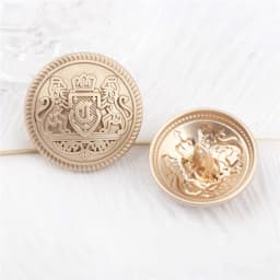 10pcs/lot 15/20/25mm Vintage Metal Clothing Buttons Crown Design British College Style Jacket Buttons Clothes Decorative Buttons