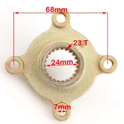 17T 23T 24T 28T 31T 32T 38T Rear Wheel Hub Sprocket Hub For China 50cc-250cc ATV Go Kart UTV Buggy Golf Cart Quad Bike Parts
