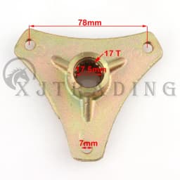 17T 23T 24T 28T 31T 32T 38T Rear Wheel Hub Sprocket Hub For China 50cc-250cc ATV Go Kart UTV Buggy Golf Cart Quad Bike Parts