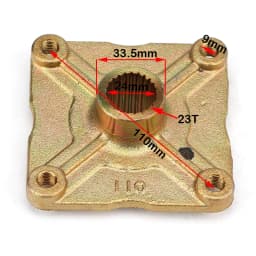 17T 23T 24T 28T 31T 32T 38T Rear Wheel Hub Sprocket Hub For China 50cc-250cc ATV Go Kart UTV Buggy Golf Cart Quad Bike Parts