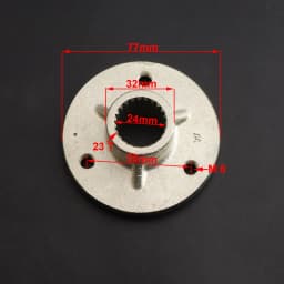 17T 23T 24T 28T 31T 32T 38T Rear Wheel Hub Sprocket Hub For China 50cc-250cc ATV Go Kart UTV Buggy Golf Cart Quad Bike Parts