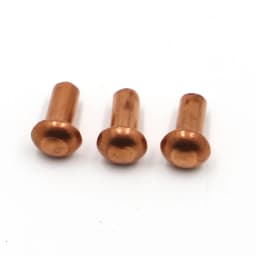 1-50pcs M1.5 M2.0 M2.5 M3 M4 M5 M6 M8 Copper Rivet Pan Head Solid Rivets Brass Half Round Solid Rivet Cap GB867