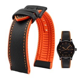 For Omega Tissot MIDO IWC Watchband 19 20mm 22mm Nylon Silicone Bottom Watch Strap Men Waterproof Rubber Wrist Band Accessories