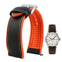 For Omega Tissot MIDO IWC Watchband 19 20mm 22mm Nylon Silicone Bottom Watch Strap Men Waterproof Rubber Wrist Band Accessories