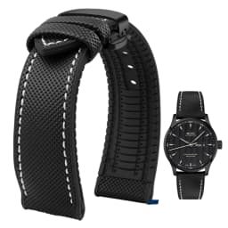 For Omega Tissot MIDO IWC Watchband 19 20mm 22mm Nylon Silicone Bottom Watch Strap Men Waterproof Rubber Wrist Band Accessories