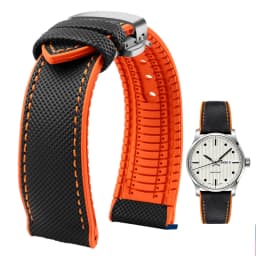 For Omega Tissot MIDO IWC Watchband 19 20mm 22mm Nylon Silicone Bottom Watch Strap Men Waterproof Rubber Wrist Band Accessories