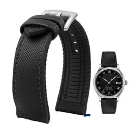 For Omega Tissot MIDO IWC Watchband 19 20mm 22mm Nylon Silicone Bottom Watch Strap Men Waterproof Rubber Wrist Band Accessories