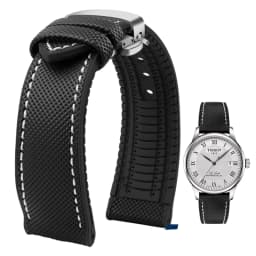 For Omega Tissot MIDO IWC Watchband 19 20mm 22mm Nylon Silicone Bottom Watch Strap Men Waterproof Rubber Wrist Band Accessories