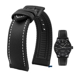 For Omega Tissot MIDO IWC Watchband 19 20mm 22mm Nylon Silicone Bottom Watch Strap Men Waterproof Rubber Wrist Band Accessories