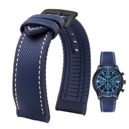 For Omega Tissot MIDO IWC Watchband 19 20mm 22mm Nylon Silicone Bottom Watch Strap Men Waterproof Rubber Wrist Band Accessories