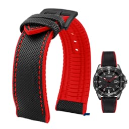 For Omega Tissot MIDO IWC Watchband 19 20mm 22mm Nylon Silicone Bottom Watch Strap Men Waterproof Rubber Wrist Band Accessories