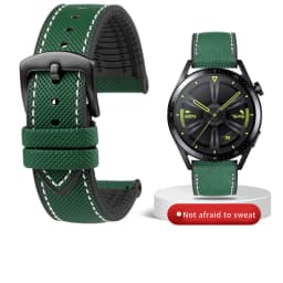 For Omega Tissot MIDO IWC Watchband 19 20mm 22mm Nylon Silicone Bottom Watch Strap Men Waterproof Rubber Wrist Band Accessories
