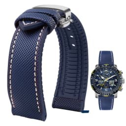 For Omega Tissot MIDO IWC Watchband 19 20mm 22mm Nylon Silicone Bottom Watch Strap Men Waterproof Rubber Wrist Band Accessories