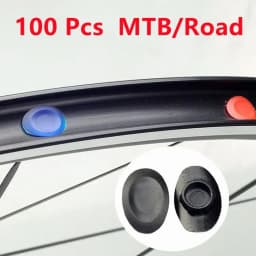 100Pcs/set Bicycle Rim Plug MTB Road Bike Wheel Eyeleted Rims Plugs ABS Plastic Cycling Ring Hole Plugs Parts Accessories