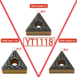10pcs KaKarot Carbide Insert TNMG160404-CQ TNMG160408-CQ HQ YT1018 External Turning Tools For Steel Metal TNMG Turning Tools