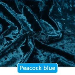 0.5M/1M/2M/3M Gold Velvet Fabric Elastic Soft Ice Velvet Fabric by Meter for Garment Dress