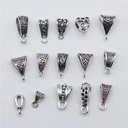 20pcs Triangle Hanging Buckle Beads Bails Connectors For DIY Jewelry Making Jewelry Findings Jewelry Accessories