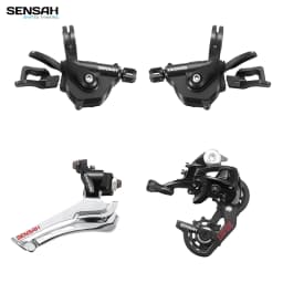 SENSAH 2x11 Speed, 22s Road Groupset, flat handle Shifter + Rear Derailleurs + Front Derailleurs Force RIVAL 5800, R7000 UT 105