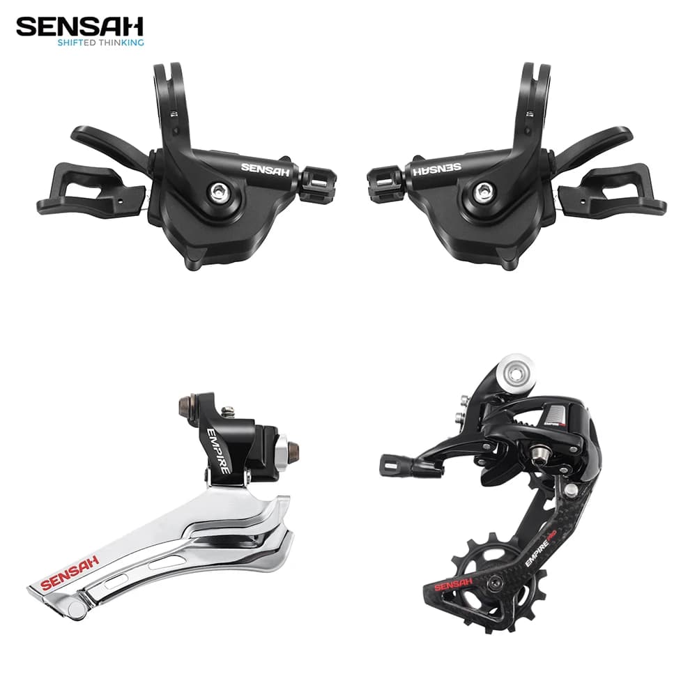 SENSAH 2x11 Speed, 22s Road Groupset, flat handle Shifter + Rear Derailleurs + Front Derailleurs Force RIVAL 5800, R7000 UT 105
