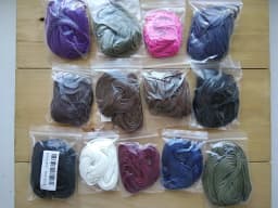 0.5/0.8/1.0/1.5/2.0mm Waxed Cotton Cord Leather Line Thread String Strap Necklace Rope for Jewelry Making DIY Bracelet Supplies