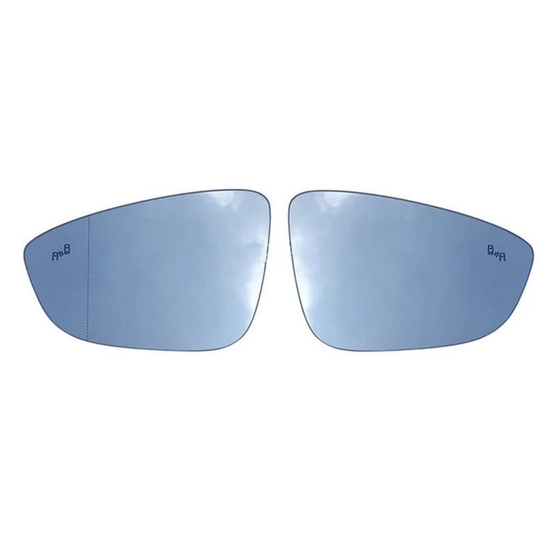 1pc Heated BSA Blind Spot Warning Side Mirror Glass for VW Jetta MK6 Passat B7 CC Bora Beetle Scirocco Clear Lens BSD BSM