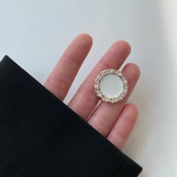 Luxury Retro Metal Sewing Buttons For Clothes Embellishment Coat Decor Diy Craft Supply Black White Needlework Accessories 6pcs