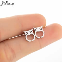 Multiple Mini Stainless Steel Bird Jewelry Earrings 2026 Trend For Women Girls Cute Crane Parrot Bee Hummingbird Studs Oorbellen